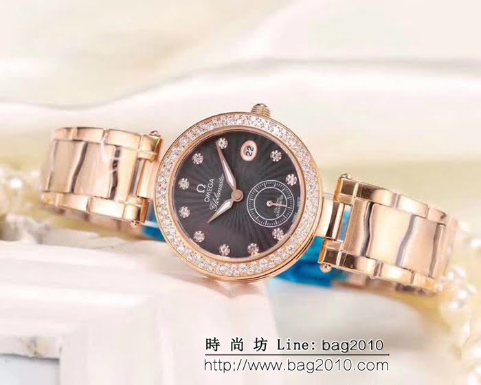 歐米茄OMEGA 時尚水鑽 女士石英腕表 WSS2206
